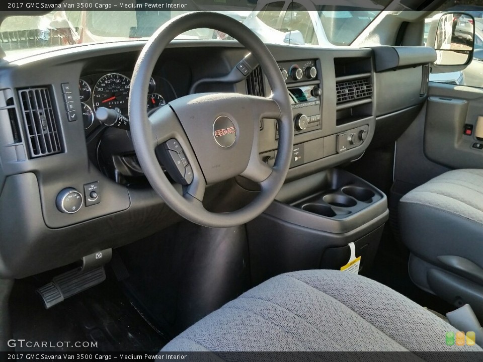 Medium Pewter Interior Photo for the 2017 GMC Savana Van 3500 Cargo #116987870
