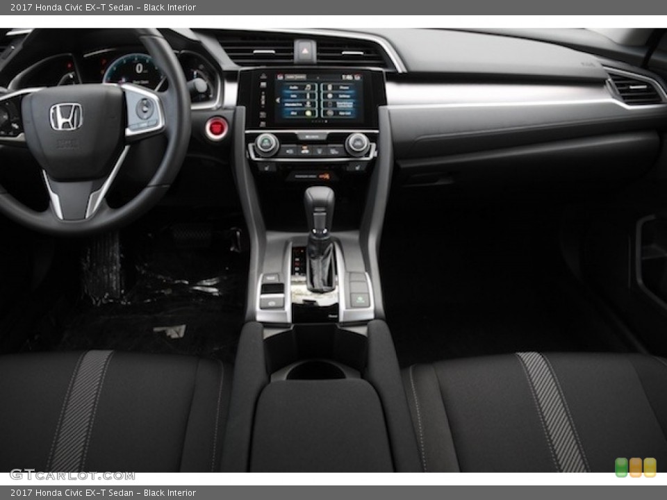 Black Interior Dashboard for the 2017 Honda Civic EX-T Sedan #116988200