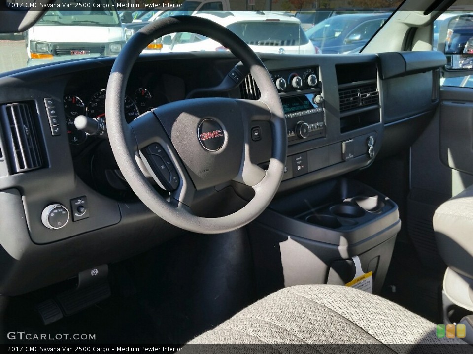 Medium Pewter Interior Dashboard for the 2017 GMC Savana Van 2500 Cargo #116988212