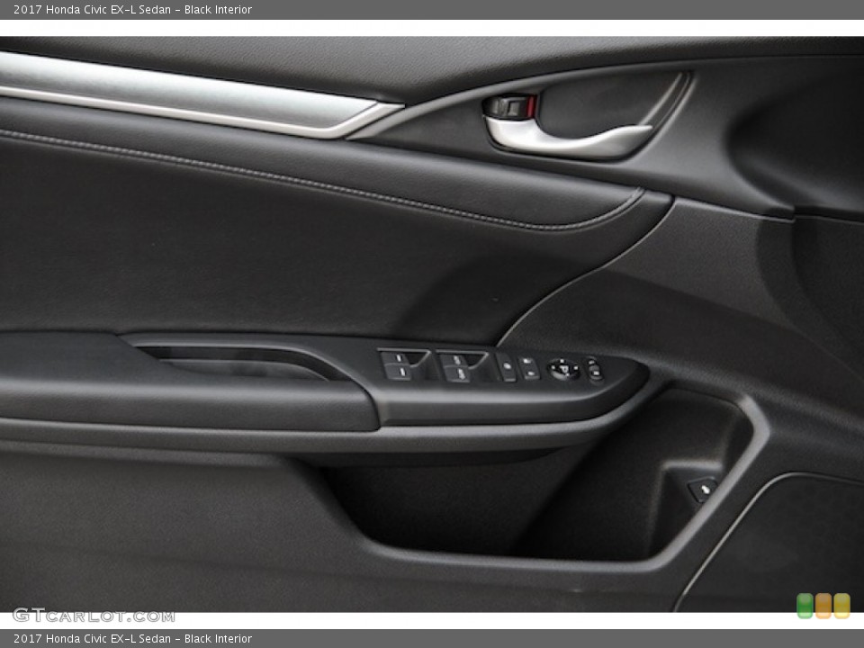 Black Interior Door Panel for the 2017 Honda Civic EX-L Sedan #116988842