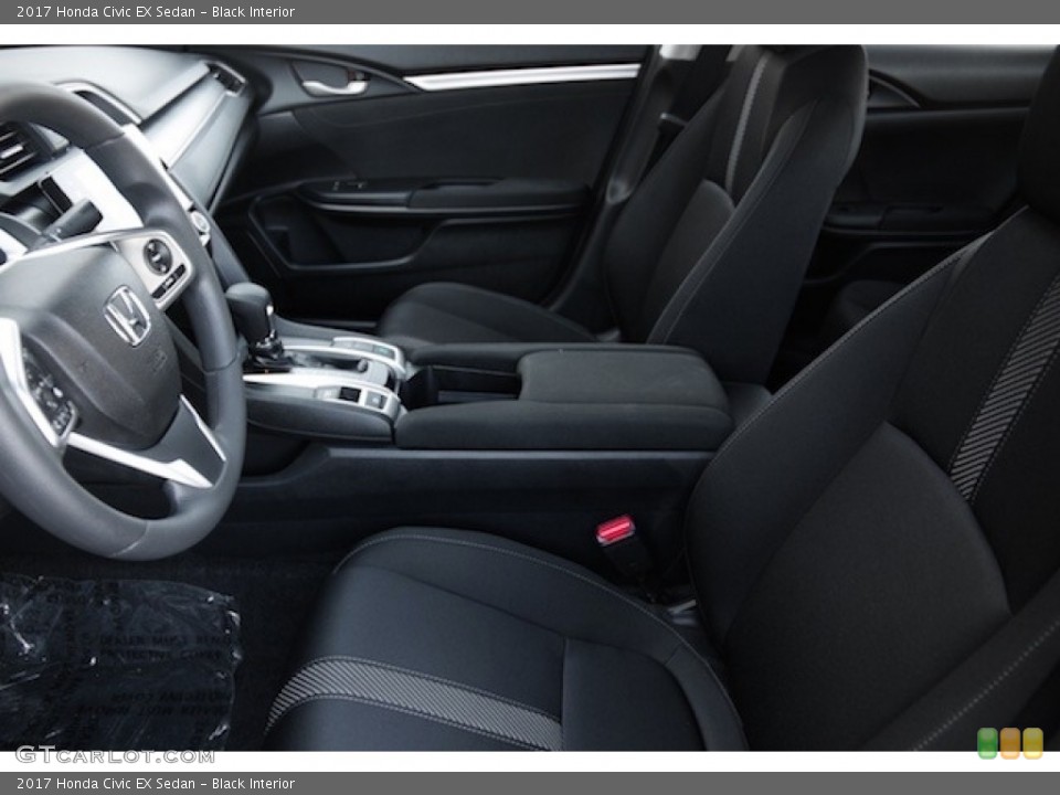 Black Interior Photo for the 2017 Honda Civic EX Sedan #116989601