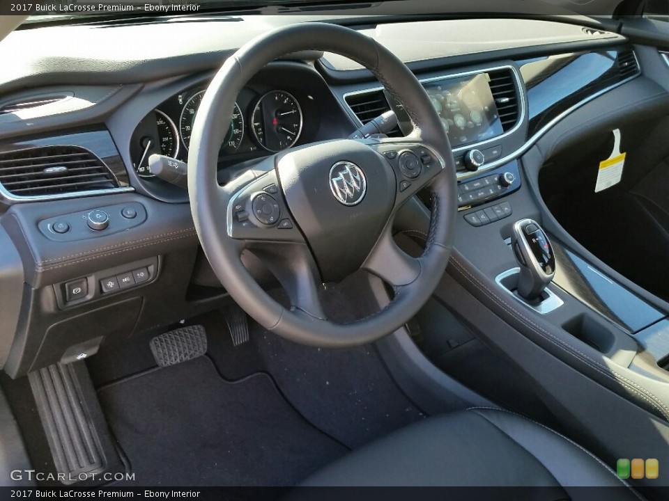 Ebony Interior Dashboard for the 2017 Buick LaCrosse Premium #116990024