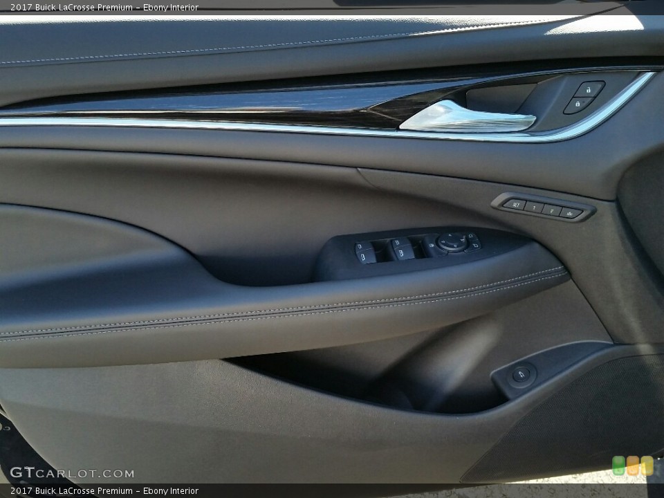 Ebony Interior Door Panel for the 2017 Buick LaCrosse Premium #116990051