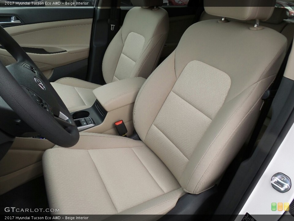 Beige Interior Front Seat for the 2017 Hyundai Tucson Eco AWD #116993507
