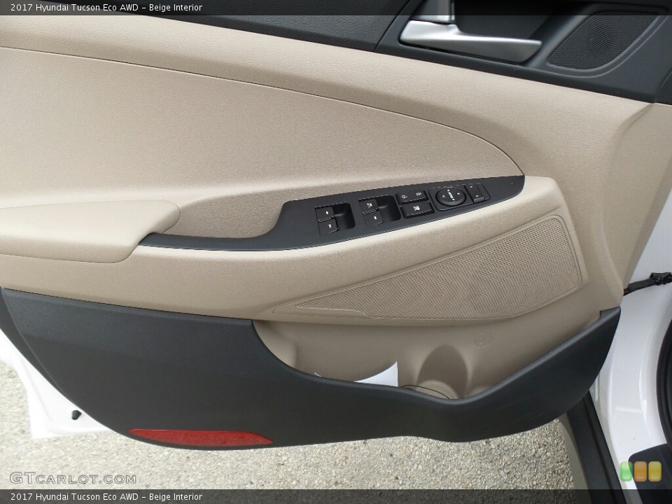 Beige Interior Door Panel for the 2017 Hyundai Tucson Eco AWD #116993621