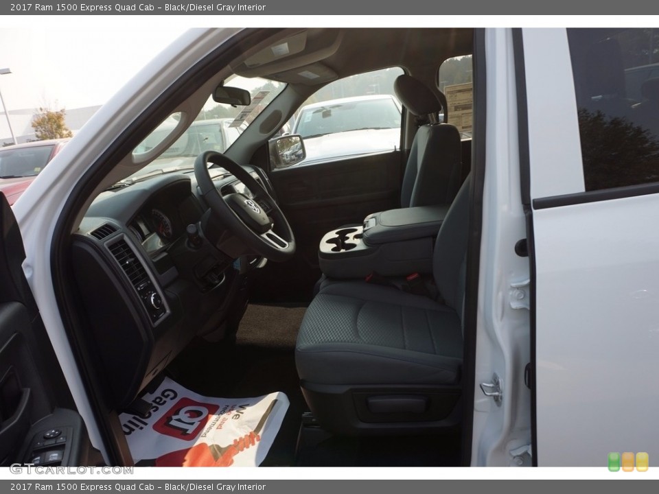 Black/Diesel Gray Interior Photo for the 2017 Ram 1500 Express Quad Cab #116994110