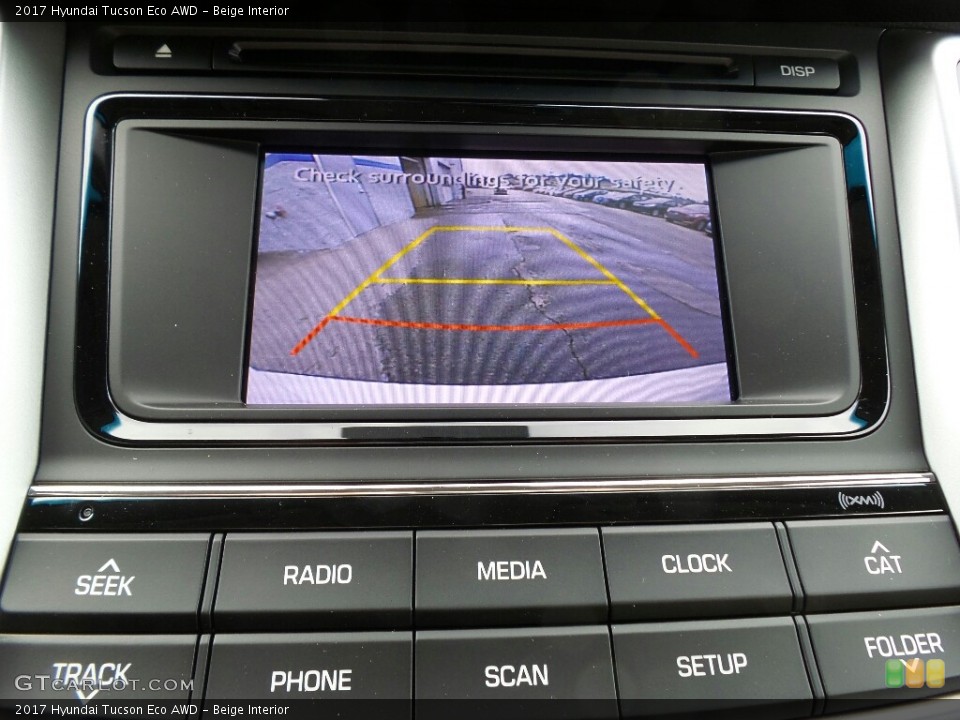 Beige Interior Controls for the 2017 Hyundai Tucson Eco AWD #116994164