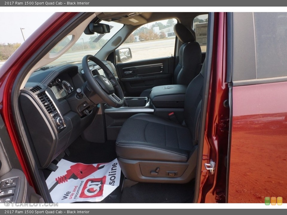 Black Interior Photo for the 2017 Ram 1500 Sport Quad Cab #116994371