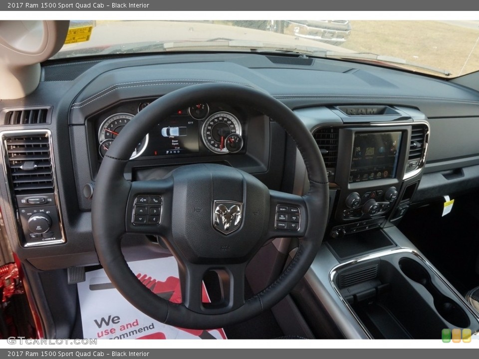 Black Interior Dashboard for the 2017 Ram 1500 Sport Quad Cab #116994398