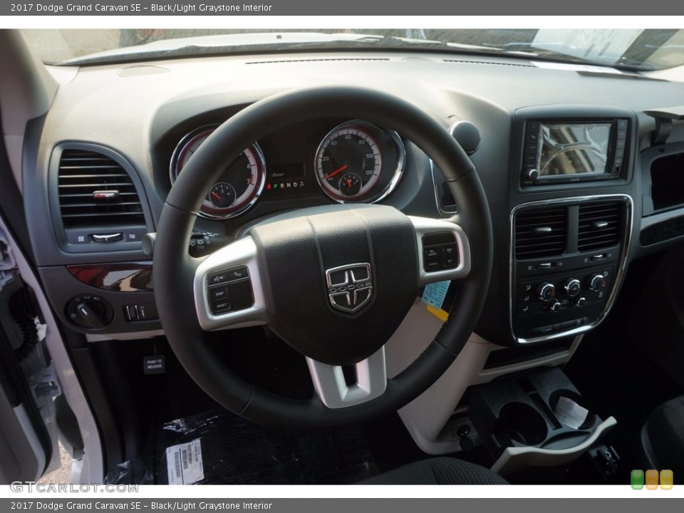 Black/Light Graystone Interior Dashboard for the 2017 Dodge Grand Caravan SE #116995610