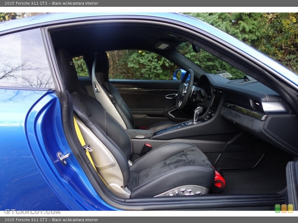 Black w/Alcantara Interior Front Seat for the 2015 Porsche 911 GT3 #116998262