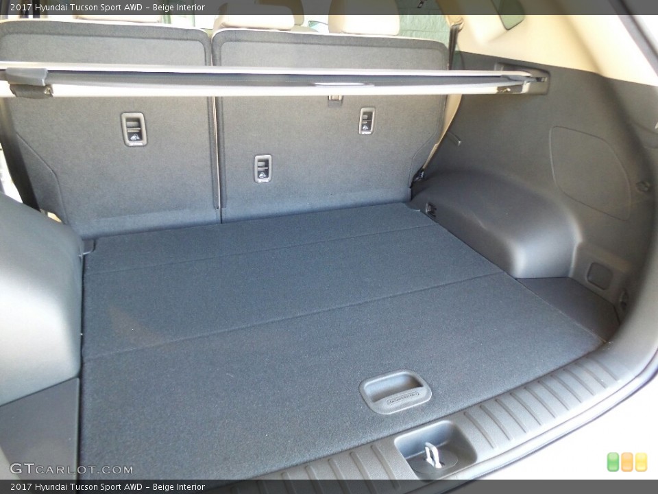 Beige Interior Trunk for the 2017 Hyundai Tucson Sport AWD #117000446