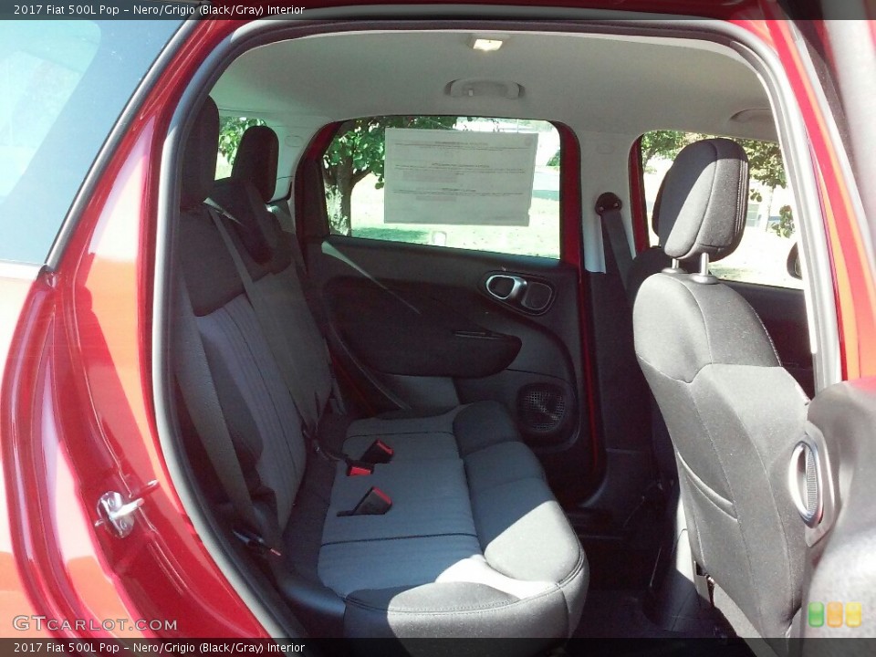 Nero/Grigio (Black/Gray) Interior Rear Seat for the 2017 Fiat 500L Pop #117001508