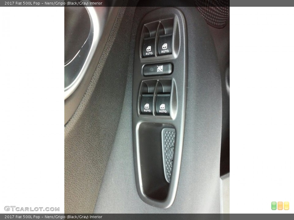 Nero/Grigio (Black/Gray) Interior Controls for the 2017 Fiat 500L Pop #117001564