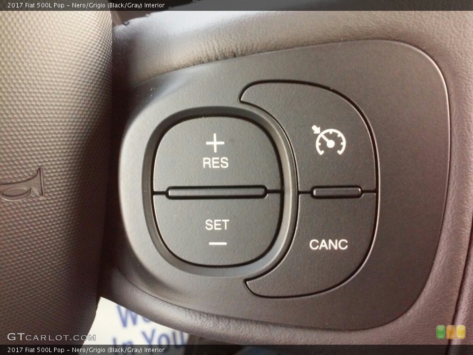 Nero/Grigio (Black/Gray) Interior Controls for the 2017 Fiat 500L Pop #117001625