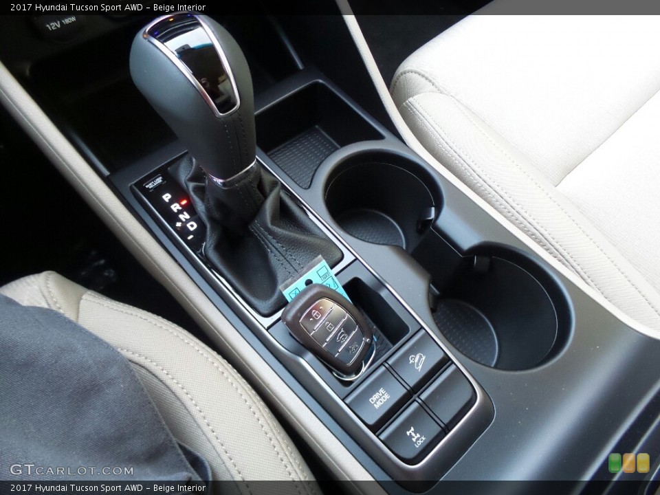 Beige Interior Transmission for the 2017 Hyundai Tucson Sport AWD #117001811