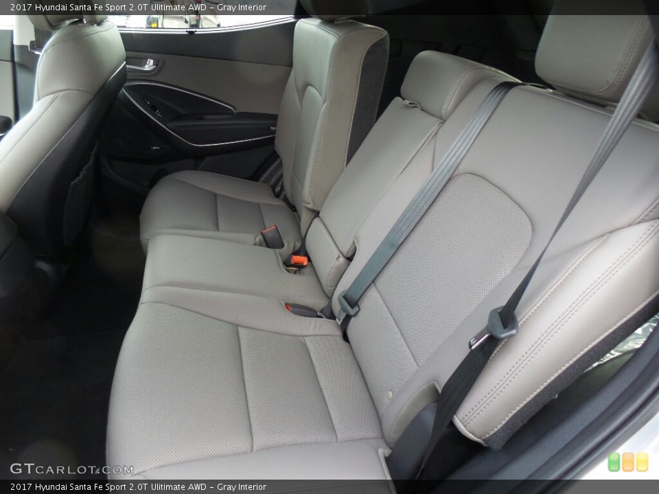 Gray Interior Rear Seat for the 2017 Hyundai Santa Fe Sport 2.0T Ulitimate AWD #117003374