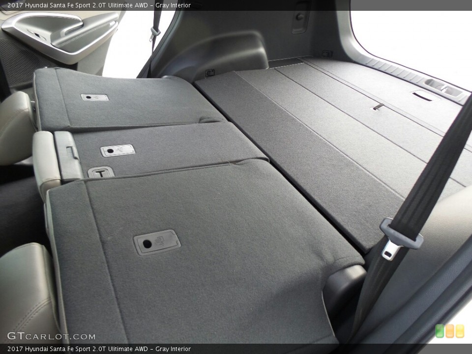 Gray Interior Rear Seat for the 2017 Hyundai Santa Fe Sport 2.0T Ulitimate AWD #117003506