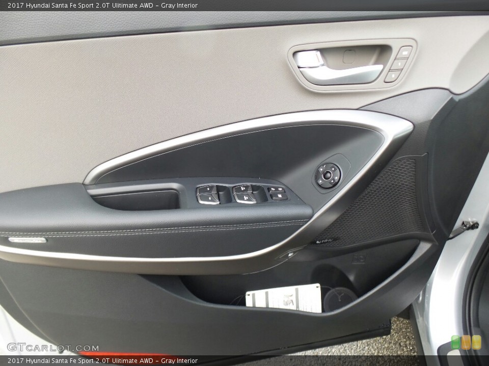 Gray Interior Door Panel for the 2017 Hyundai Santa Fe Sport 2.0T Ulitimate AWD #117003530