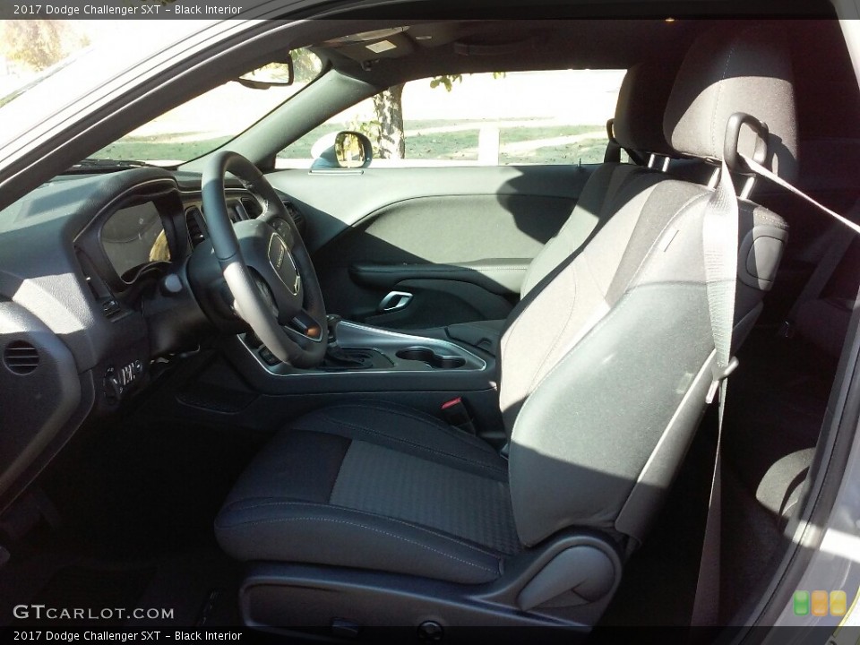 Black Interior Front Seat for the 2017 Dodge Challenger SXT #117003680