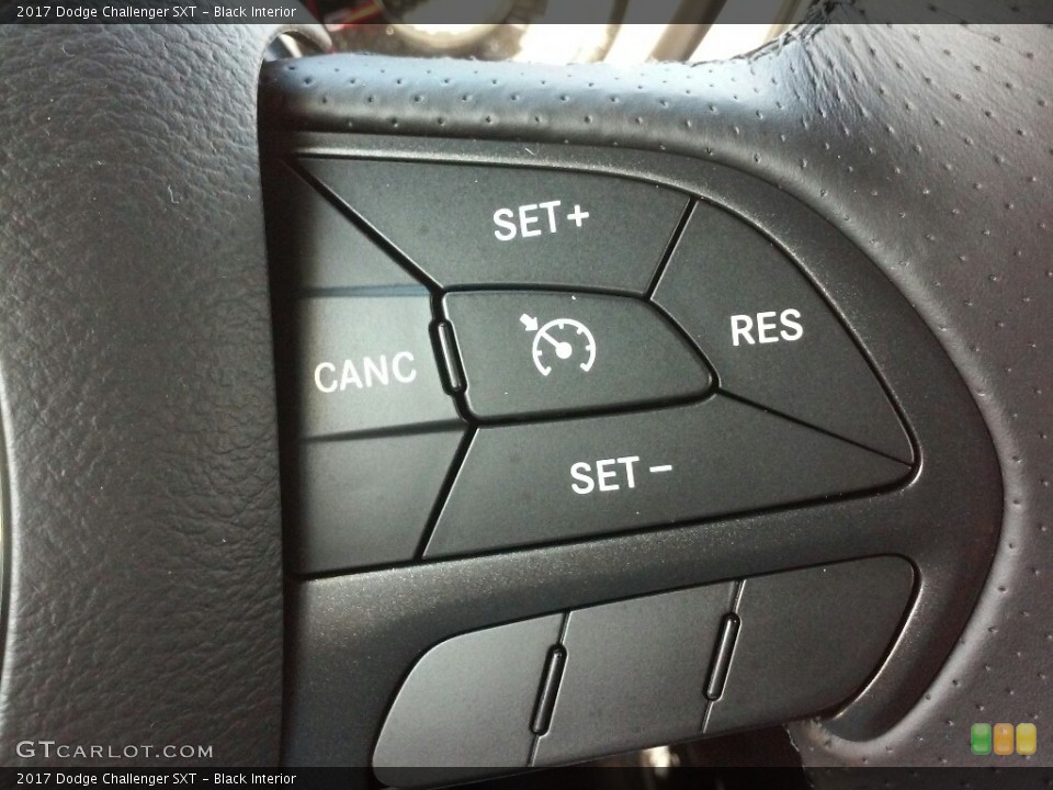 Black Interior Controls for the 2017 Dodge Challenger SXT #117003860