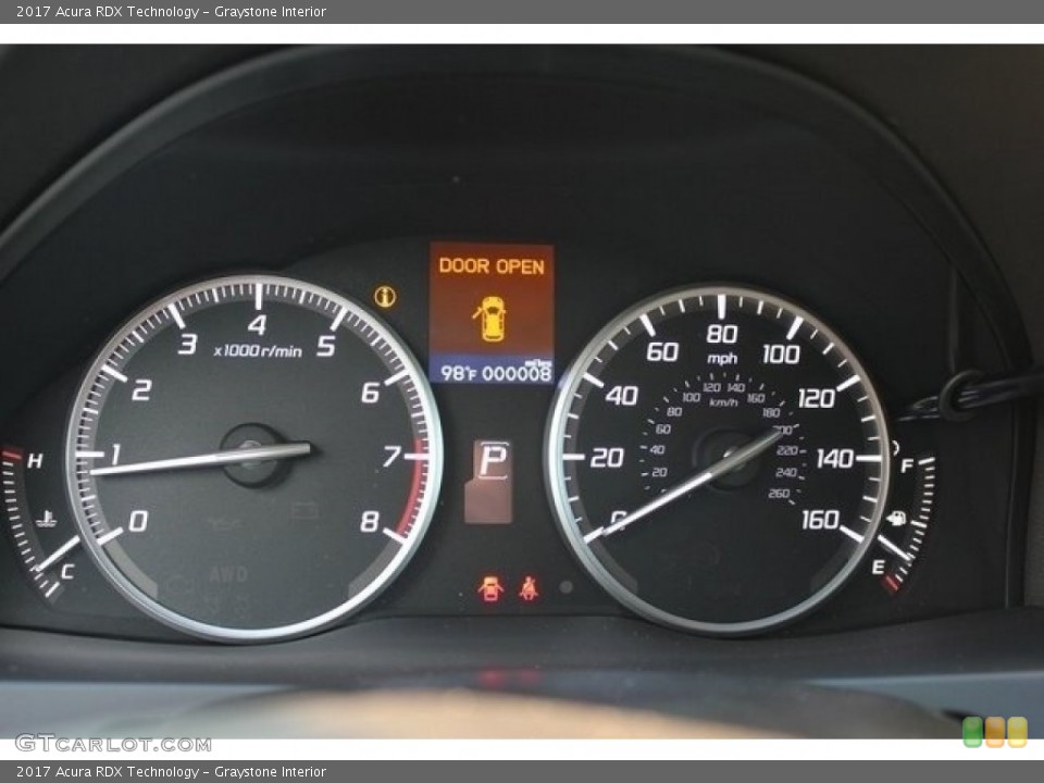 Graystone Interior Gauges for the 2017 Acura RDX Technology #117004019