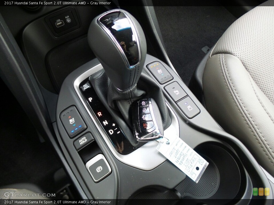 Gray Interior Transmission for the 2017 Hyundai Santa Fe Sport 2.0T Ulitimate AWD #117004223