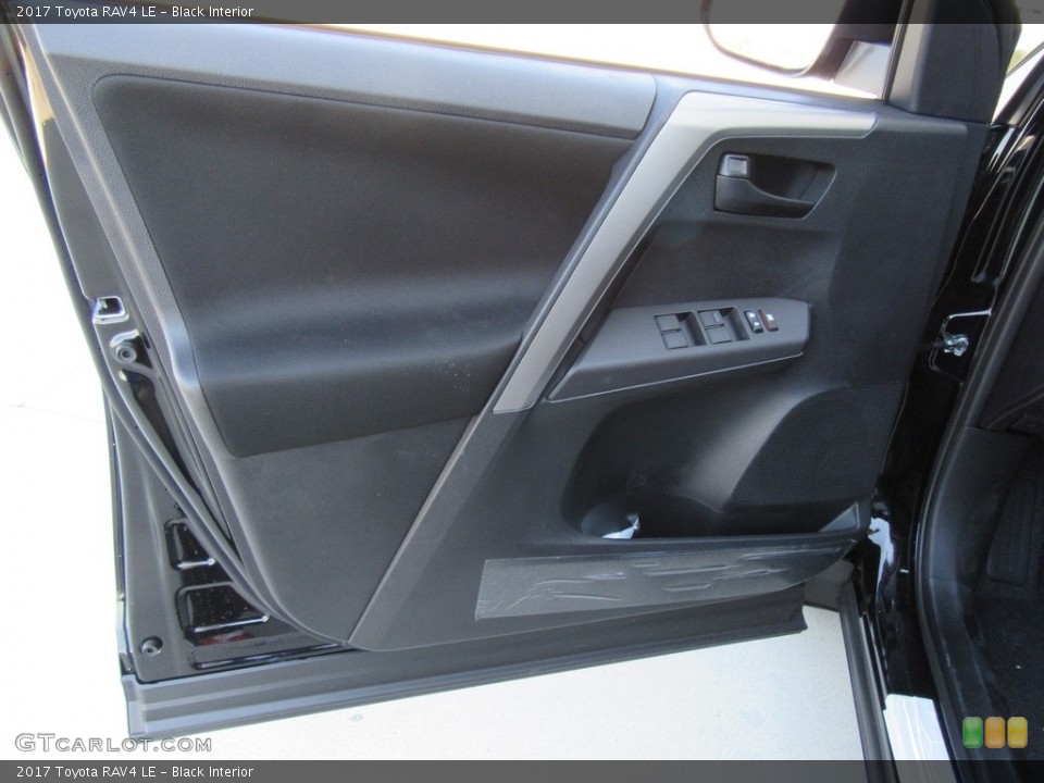 Black Interior Door Panel for the 2017 Toyota RAV4 LE #117005207