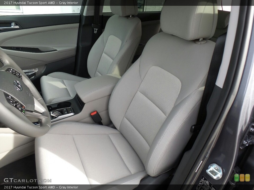 Gray Interior Front Seat for the 2017 Hyundai Tucson Sport AWD #117005981