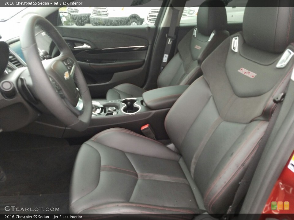 Jet Black Interior Front Seat for the 2016 Chevrolet SS Sedan #117006080