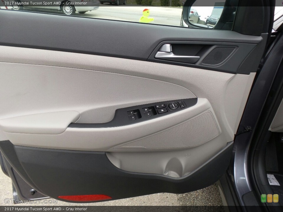 Gray Interior Door Panel for the 2017 Hyundai Tucson Sport AWD #117006086