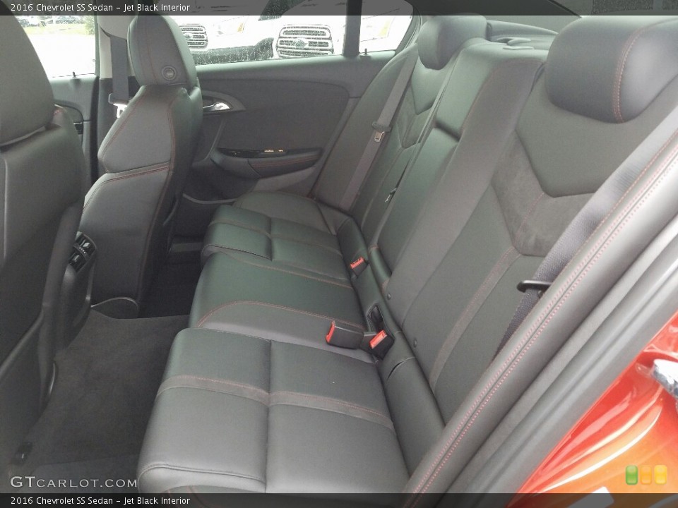 Jet Black Interior Rear Seat for the 2016 Chevrolet SS Sedan #117006107