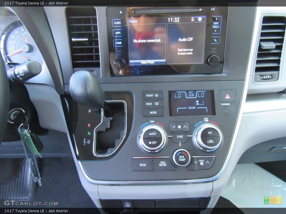 Ash Interior Controls for the 2017 Toyota Sienna LE #117006125