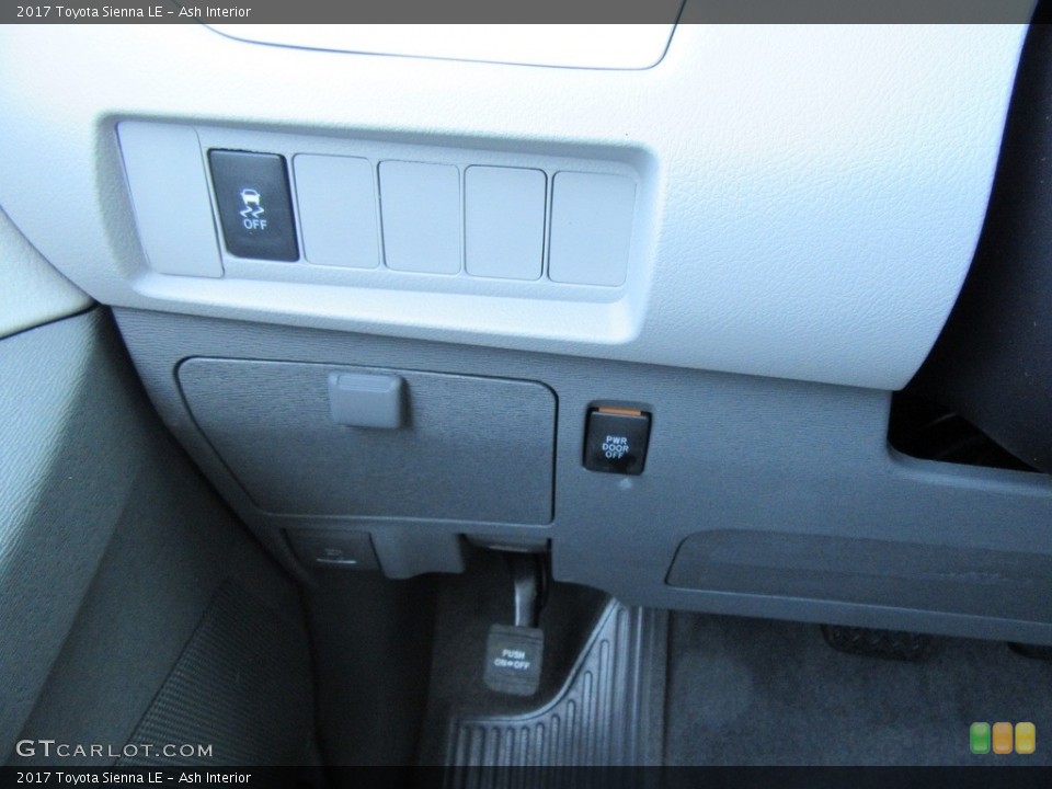 Ash Interior Controls for the 2017 Toyota Sienna LE #117006287