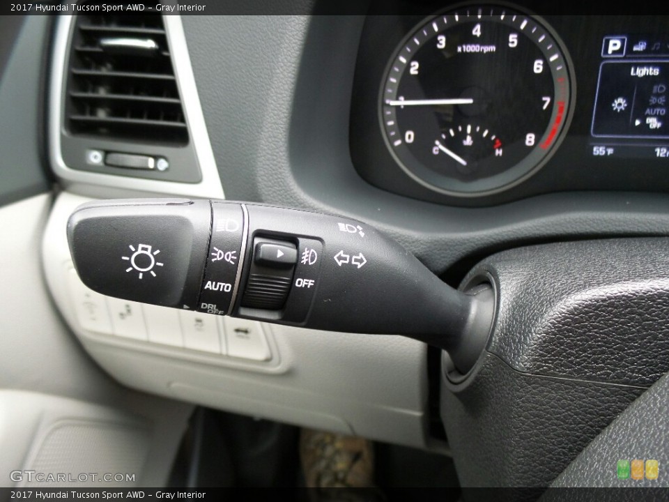 Gray Interior Controls for the 2017 Hyundai Tucson Sport AWD #117006371