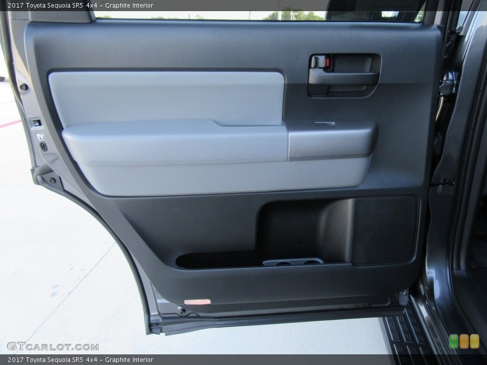 Graphite Interior Door Panel for the 2017 Toyota Sequoia SR5 4x4 #117006802