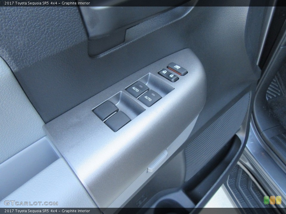 Graphite Interior Controls for the 2017 Toyota Sequoia SR5 4x4 #117006887