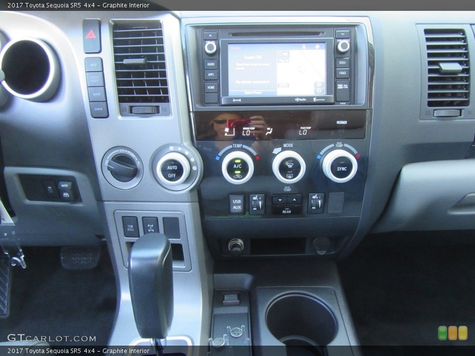 Graphite Interior Controls for the 2017 Toyota Sequoia SR5 4x4 #117007021