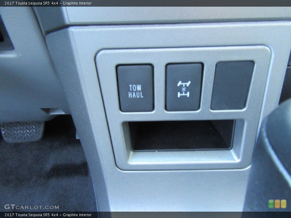 Graphite Interior Controls for the 2017 Toyota Sequoia SR5 4x4 #117007157