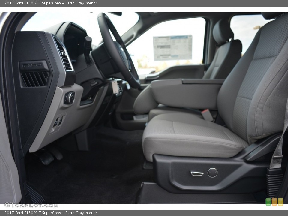 Earth Gray Interior Front Seat for the 2017 Ford F150 XLT SuperCrew #117007193