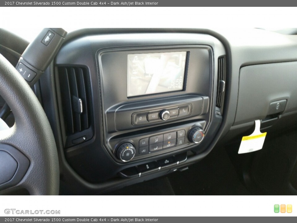 Dark Ash/Jet Black Interior Controls for the 2017 Chevrolet Silverado 1500 Custom Double Cab 4x4 #117007238