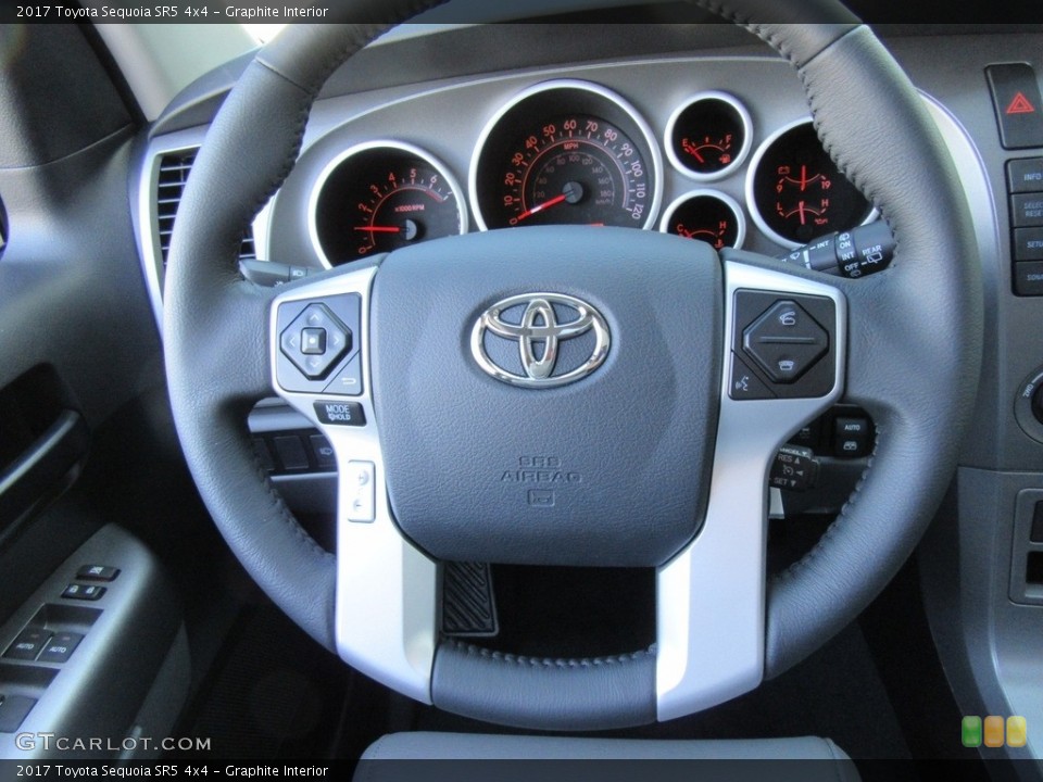 Graphite Interior Steering Wheel for the 2017 Toyota Sequoia SR5 4x4 #117007241