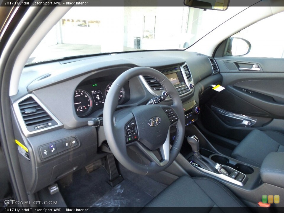 Black Interior Photo for the 2017 Hyundai Tucson Sport AWD #117007868
