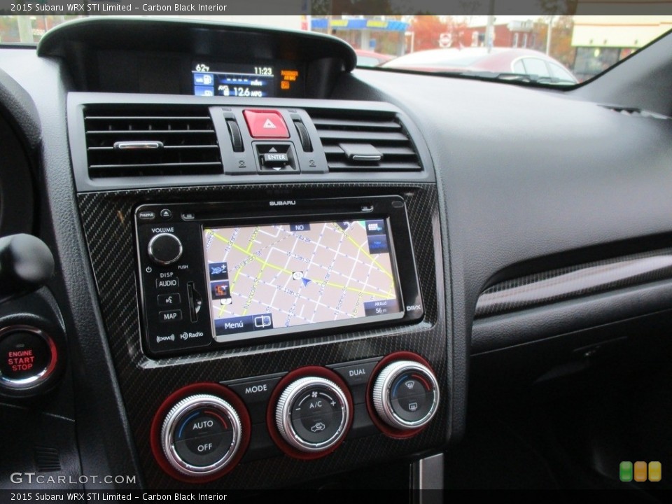 Carbon Black Interior Navigation for the 2015 Subaru WRX STI Limited #117010289