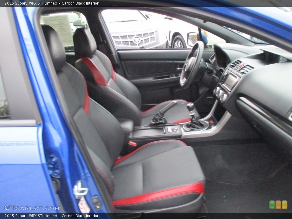 Carbon Black Interior Front Seat for the 2015 Subaru WRX STI Limited #117010364