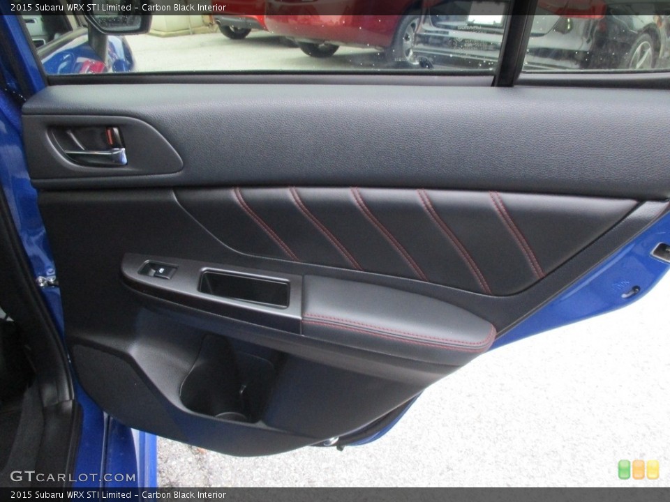 Carbon Black Interior Door Panel for the 2015 Subaru WRX STI Limited #117010475