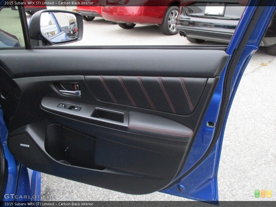 Carbon Black Interior Door Panel for the 2015 Subaru WRX STI Limited #117010511