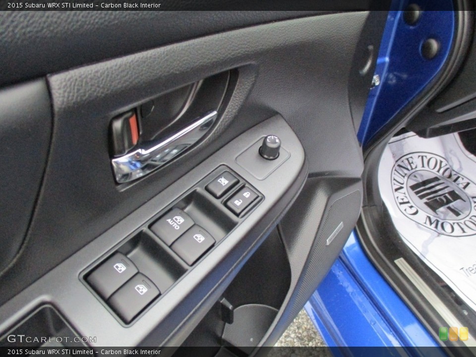 Carbon Black Interior Controls for the 2015 Subaru WRX STI Limited #117010667