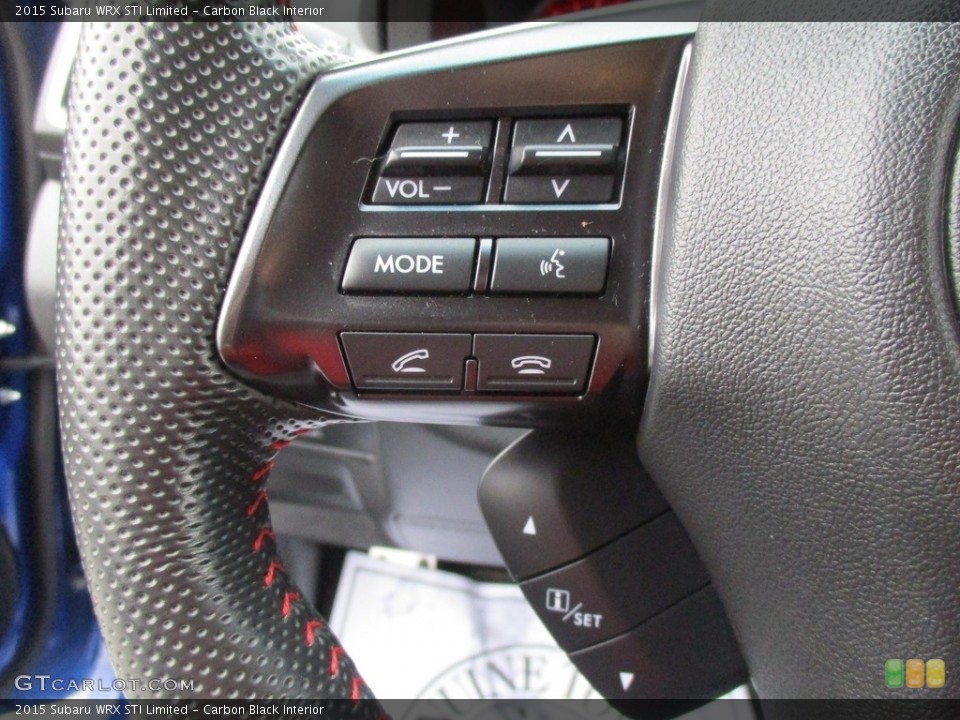 Carbon Black Interior Controls for the 2015 Subaru WRX STI Limited #117010721