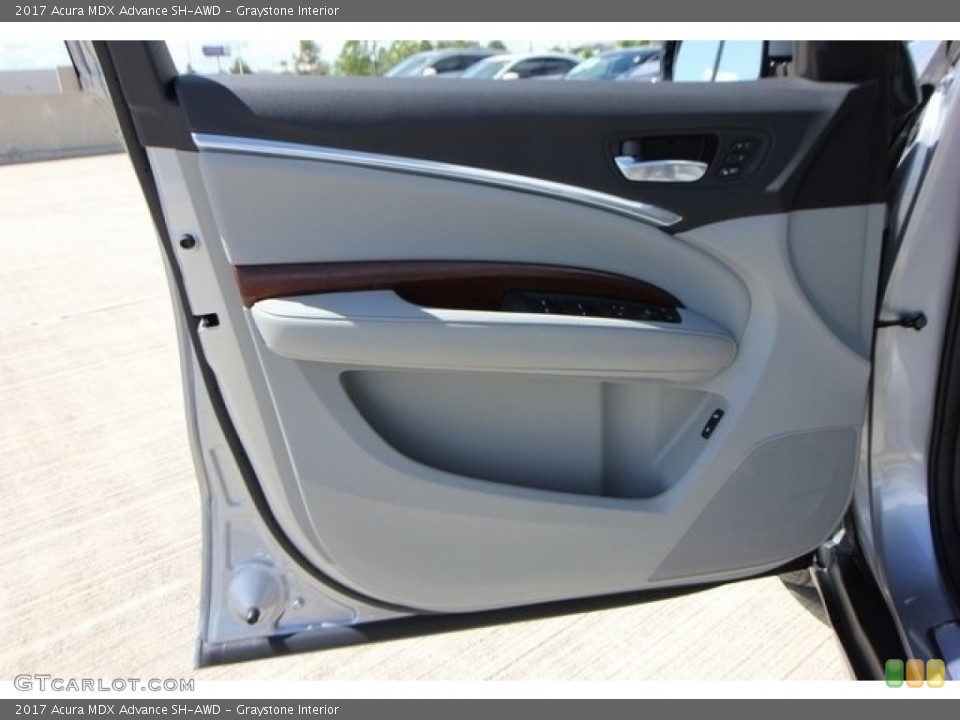 Graystone Interior Door Panel for the 2017 Acura MDX Advance SH-AWD #117011348
